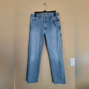 Wrangler Medium Wash Straight Leg Jeans